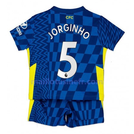 Maillot de Foot Chelsea Jorginho 5 Domicile 2021-22 - Enfant